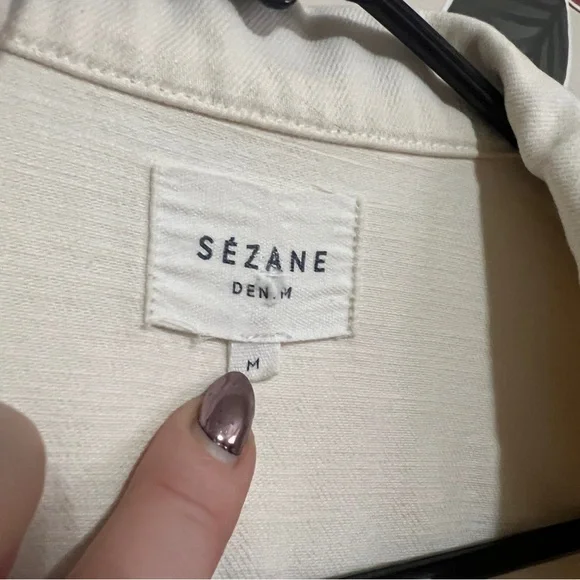 Sézane White Will Jacket M - Picture 5 of 13